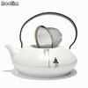 Ceramic Teapot Chinese Zen Lifting Handle Teapots With Filter White Porcelain 550ML