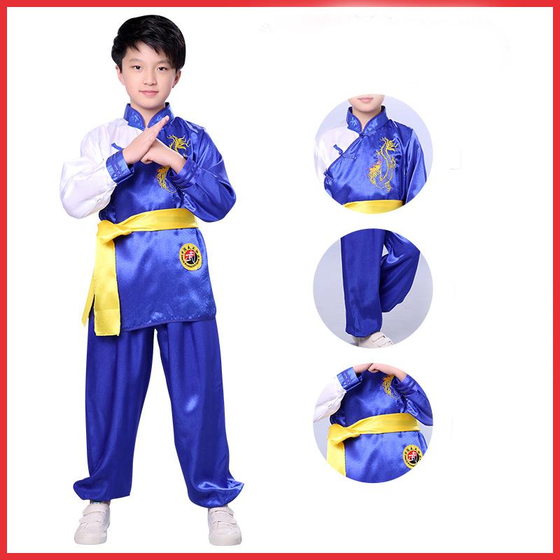 Children Suit Girl Wushu Suit Boy Tai Chi Performance Costume Sets Traditional Chinese Clothing Kid Kung Fu Martial Art Uniform