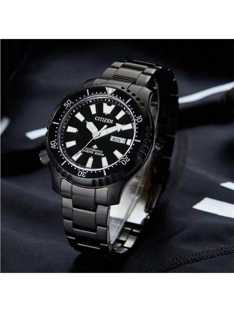 stylish Citizen automatic watch, featuring displays, trendsetting accessory. Blending fashionable outdoor avant-garde waterproof as watch NY0135