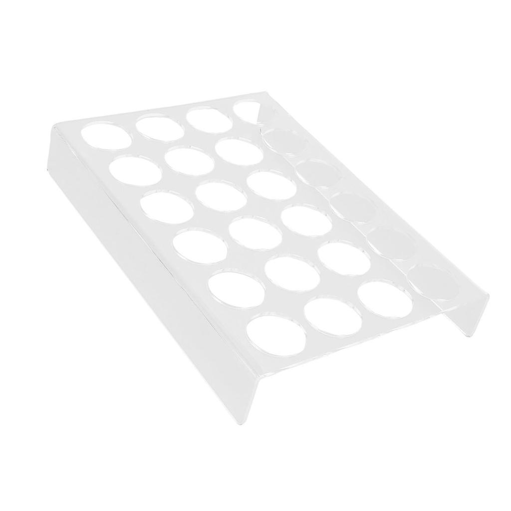 Kaffeekapsel-Organizer Flach Transparentes Acryl 24 Kaffeekapseln Halter für Küche Büro Hotel Transparent 4mm