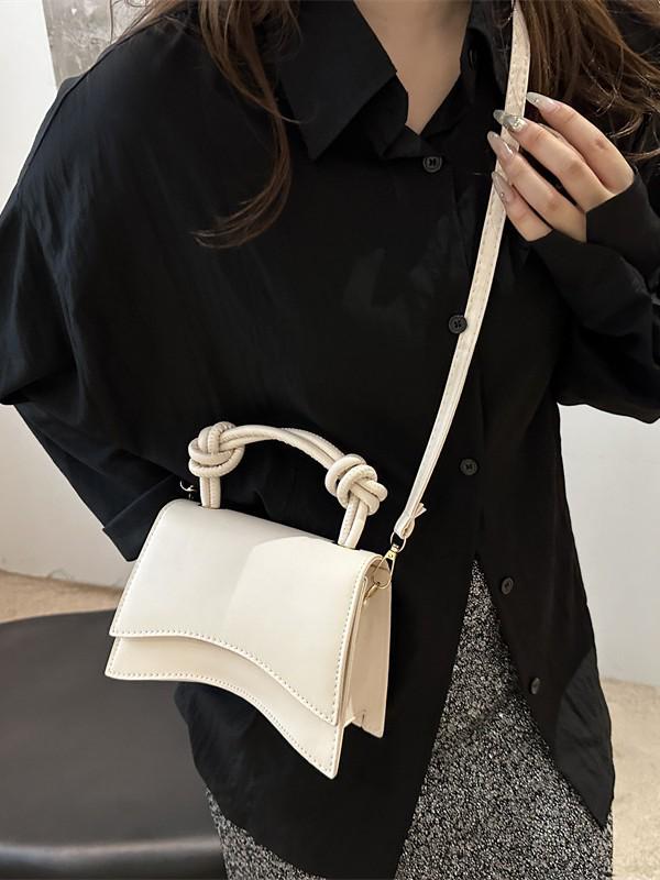 

Женская однотонная сумка через плечо и кроссбоди грязно-белый