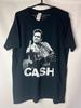 Johnny Cash Middle Finger T-Shirt – Vintage Style Black Tee, Iconic 1969 Photo by Jim Marshall, Rebel Rock Shirt, Unisex Gildan Cotton Tee