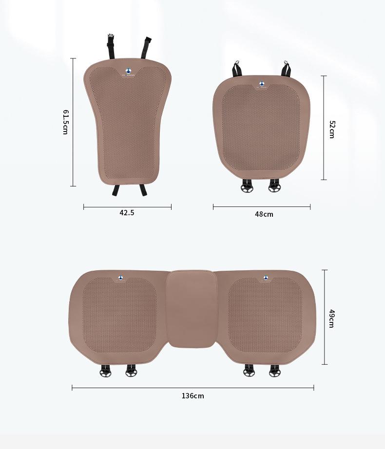 Breathable Seat Cushion for BYD D9/N7/N8: Four Seasons Backrest Pad, Car Interior Decoration