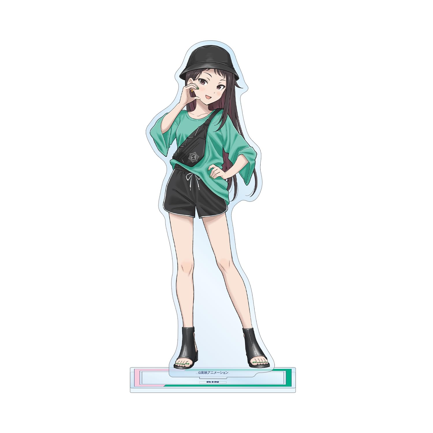 Girls Band Cry Original Illustration Rin Casual Clothes Ver. Big Acrylic Stand