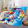 Numberblocks Theme Printed Blanket - Perfect for Couch, Bed, Travel & Outdoor Use | Machine Washable, Cozy & Durable.