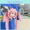 Hatsune Shoulder Miku Bag Cartoon Plush Bag Adjustable Shoulder Belt Zipper
