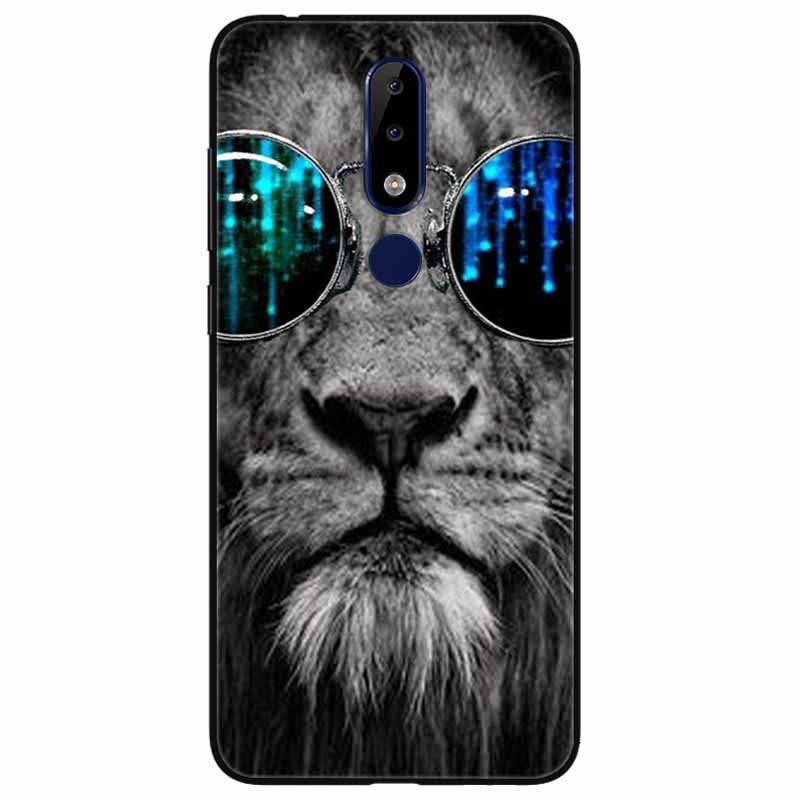 For Nokia 5.1 Plus Case Soft Silicone Cartoon Fashion TPU Phone Cases for Nokia X5 Cover 5.1Plus Cute for NokiaX5 Protective
