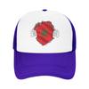Morocco Flag Moroccan Mesh Baseball Cap Unisex Women Casual Sun Hats  Hat Breathable Summer Trucker Hat