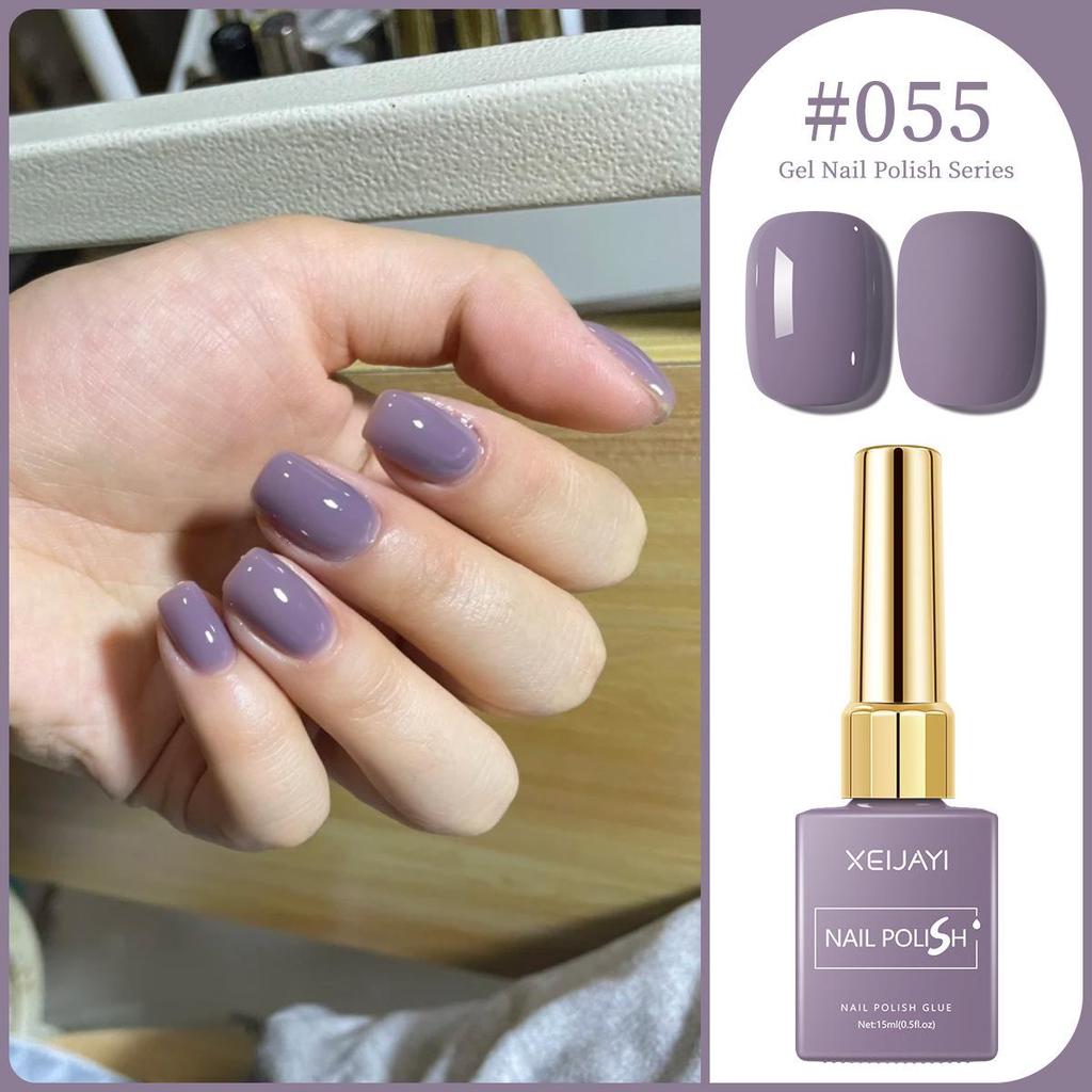 XEIJAYI 15ml Solid Color Nail Gel - 72 Color Options for Nail Art Salons