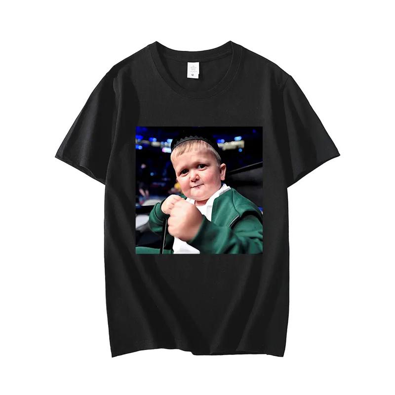 Hasbulla Fighting T Shirt Unisex Russia Classic Mini Khabib Blogger Graphic Tshirts Women Funny Streetwear Tops Tees Shirts