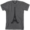 Threadrock Men's Eiffel Tower Paris France T Shirt French Pride