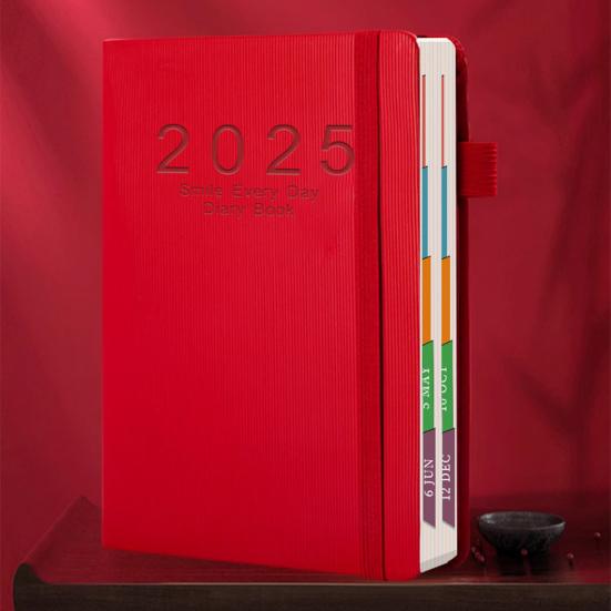 Tagesplaner 2025, eine Seite pro Tag, Jan.-Dez., A5, Tagesplaner 2025