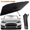AFUHD1 Car Sunshade Umbrella Retractable Sunscreen Heat Insulation Front Windshield Parasol For Porsche Panamera Boxster Cayman sticker