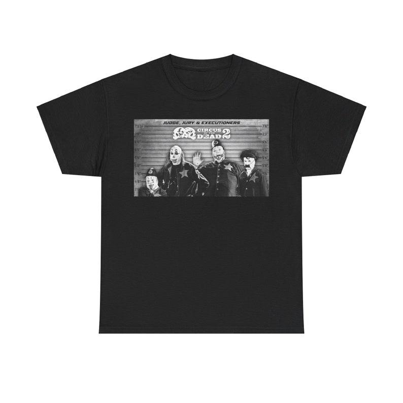 

230 Gsm 100% Cotton Circus Of The Dead 2 Line Up Unisex Heavy Cotton Tee XXS чёрный