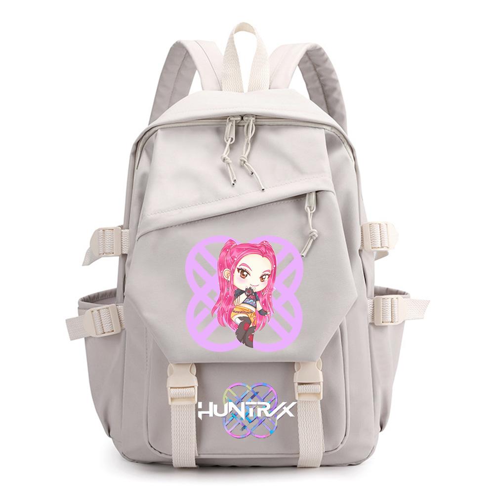 Anime K-Pop Printed Waterproof Backpack for Teen Boy Gril Schoolbag Children Student Women Large Capacity Travel Bag Kid Gift Mochila