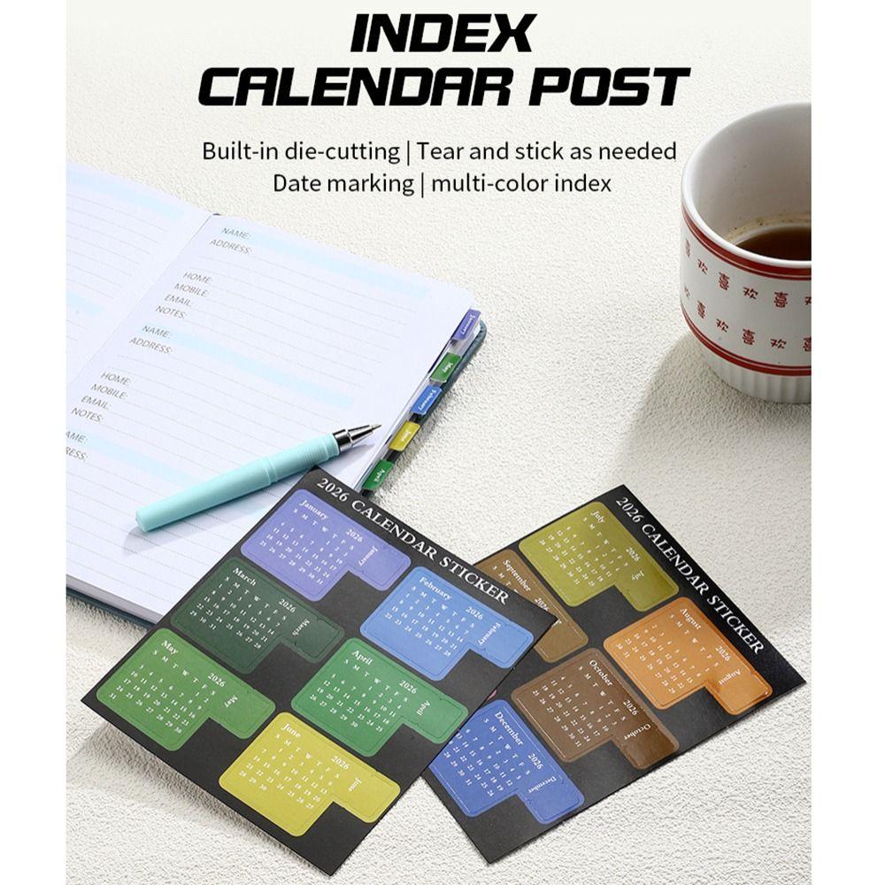 Barevné samolepky do plánovače DIY samolepky na rozvrh NOVÉ Poznámky do sešitu Škola