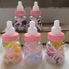Cute Transparent Christening Party Favour Decoration Favour Bottle Candy Box Fillable Bottles