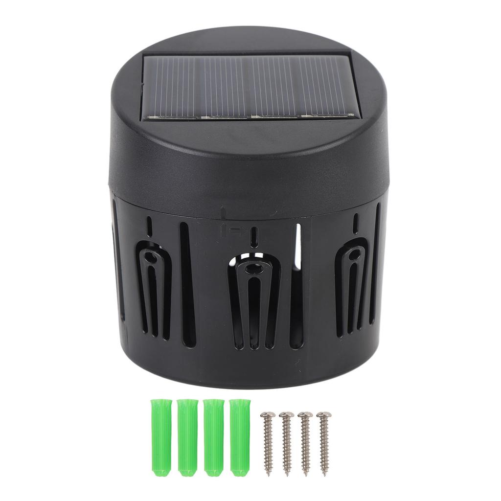 2 Pcs Solar Wall Light Flower Theme Decorative Water Proof Solar Fence Lamp for Backyard Yard Stair