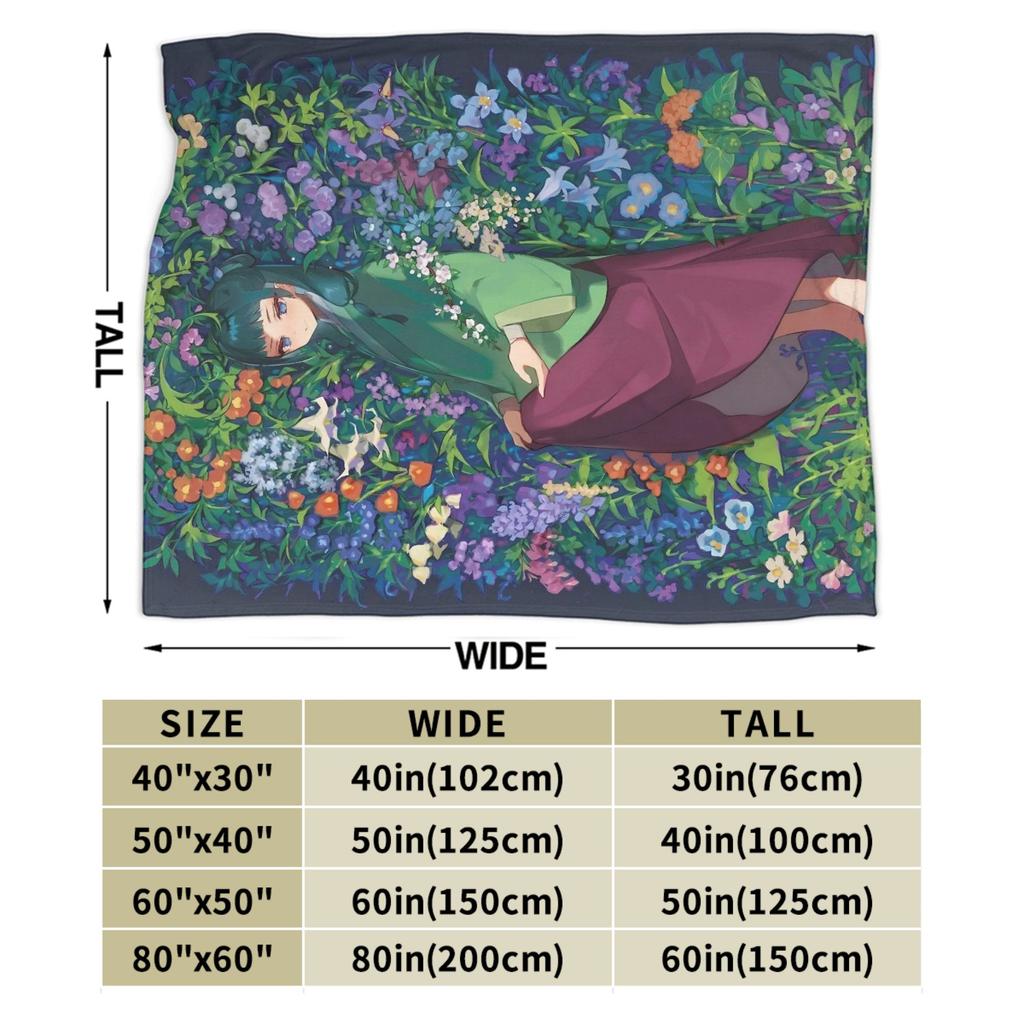 The Apothecary Diaries Anime Maomao Blanket Velvet Autumn/Winter Thin Throw Blankets for Bed Travel Bedding Throws