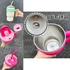 Cute Hello Kitty Stainless Steel Straw Cup For Girls Cartoon Design Portable And High-quality