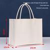 Jute Handbag - Laminated 3D Burlap Tote, Blank Linen Design, Logo Printable.
