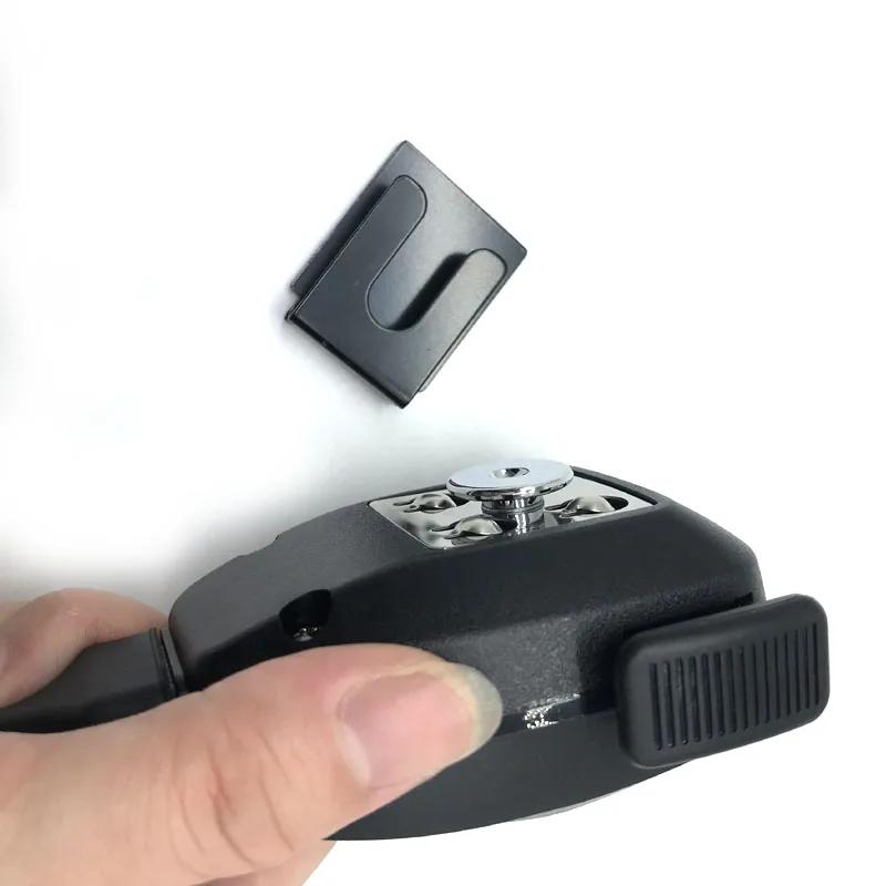 10PCS Universal Walkie Talkie Handheld Speaker PTT Mic Hang Up Belt Clip Holder For Motorola Baofeng Yaesu Kenwood ICOM Radio