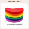 Markers Carpet Sticker 10cm Bright Colors Personal Floor Dots Marker for Yoga Exercise Gaming