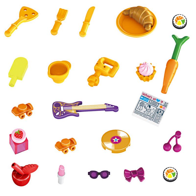 Villa Building Model Building Blocks Toys Friends Series Kids Educational Toys Gifts