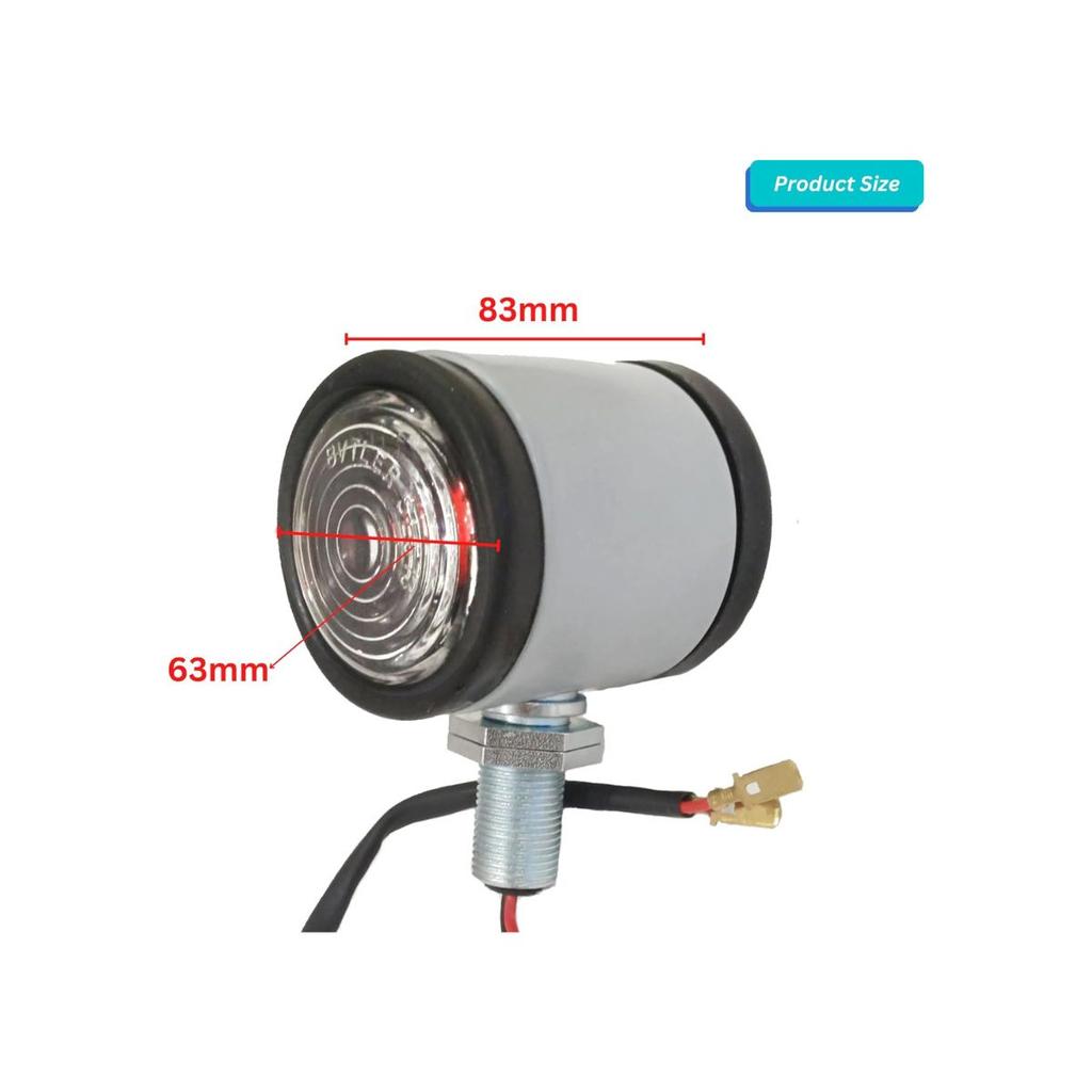 APSMOTIV Butler-stil Sidobelysningsenhet Med 12V Traktorblinkers Traktor, Vintage Fordonslampor Vintage Lastbil -Del