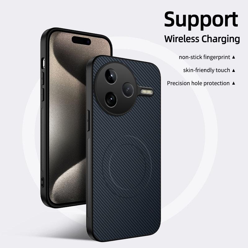 For POCO X7 Pro Luxury Matte Magnetic For Magsafe Wireless Charge Case For Xiaomi Poco F7 Ultra F7 Pro X7 Shockproof Phone Cover