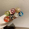 New Sparkling Starry Sky Hairpin Simple Temperament Gold Foil Lollipop Hairpin Elegant Hair Accessories Girls Jewelry Headwear