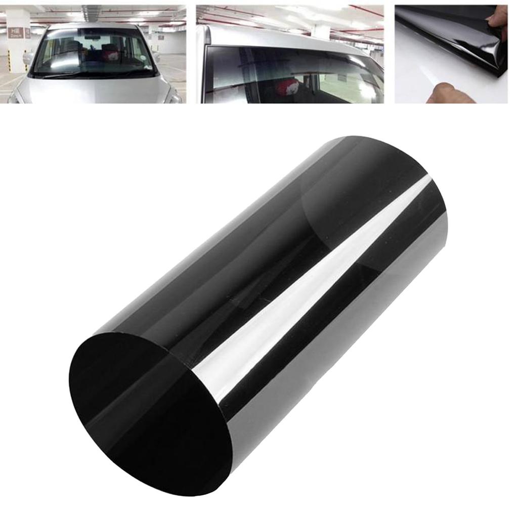 Auto Sonnenschutz Fensterfolie Durchscheinend Schwarz UV-Schutz Wärmeisolierung Glas Solaraufkleber Tönung