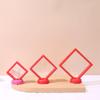 Transparent PE Film Suspended Jewelry Display Box for Rings, Necklaces, Bracelets