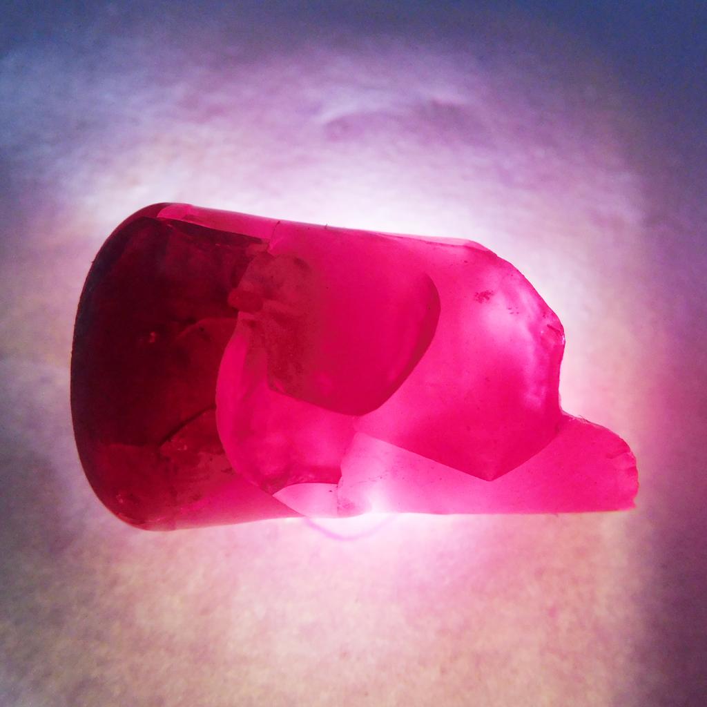 Natural Red Ruby Loose Gemstone 75.80 ct Rough Uncut Raw for Lapidary and Gem Collections