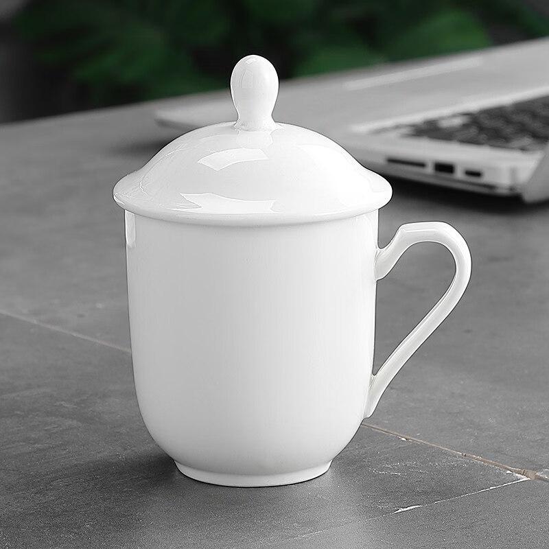 White Ceramic Hotel & Office Mugs