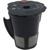 Coffee Filter Cup Powder Bowl Coffee Grounds Filtering Tool Plastic Texture Coffee Strainer Suitable for Coffee Machine
