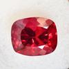 13x11 мм Подушкоподібна форма СЕРТИФІКОВАНИЙ Натуральний Червоний Рубін Розсипний Камінь Для Колекціонерів
