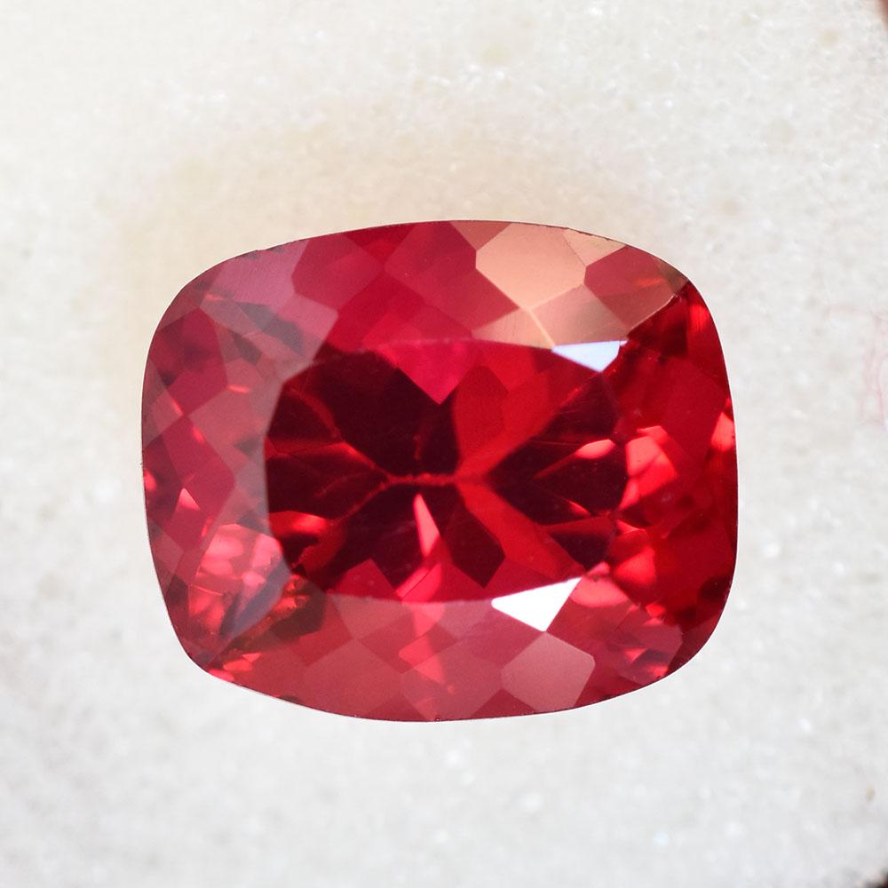 13x11mm Cushion Shape CERTIFIED Natural Red Ruby Loose Gemstone For Collectors