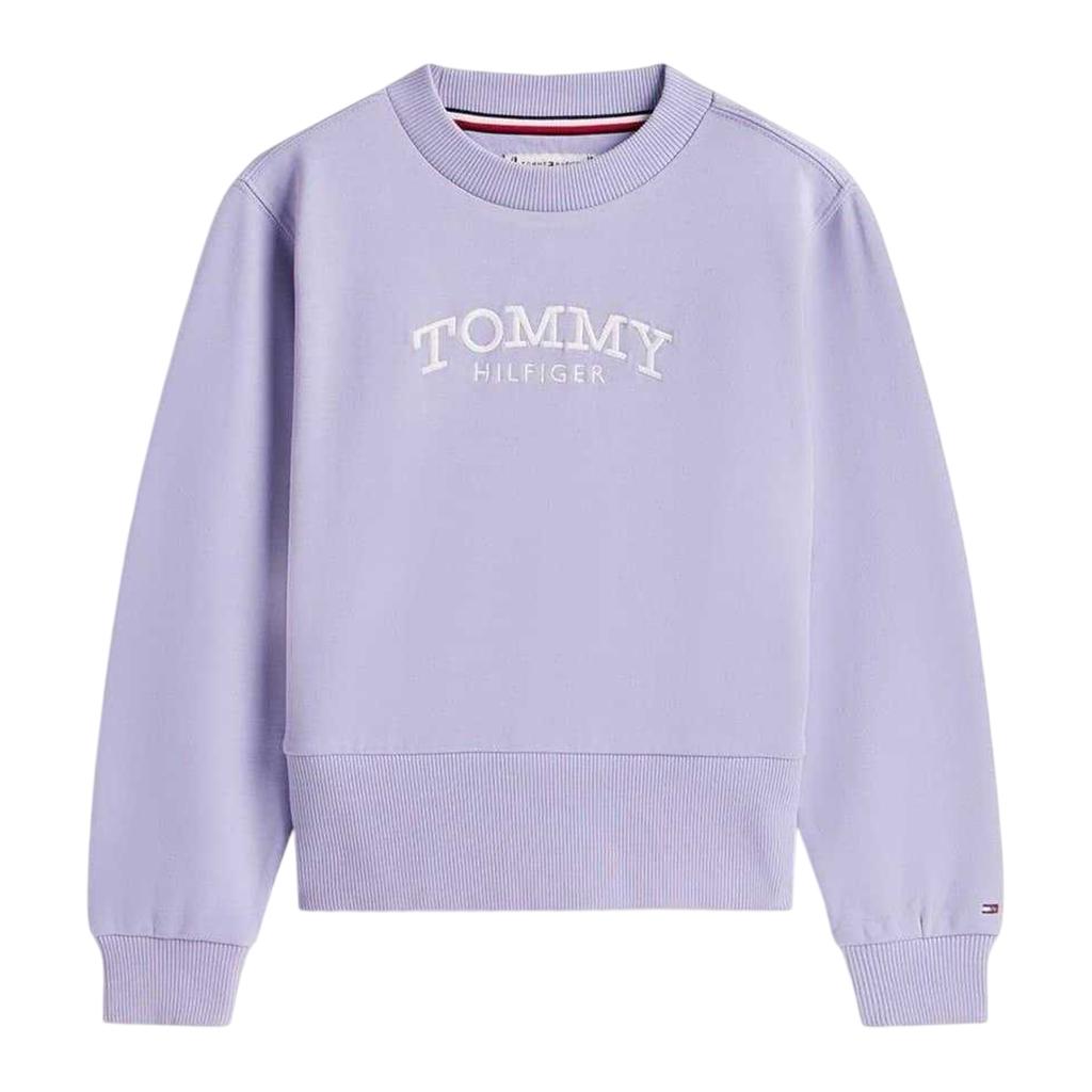 Tommy Hilfiger Girls Lettering Embroidered Sweatshirt