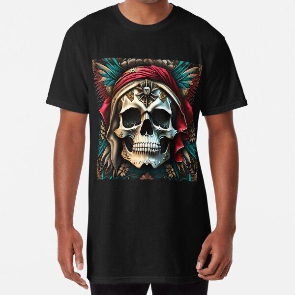 BEST SELLING Santa Muerte Long T-Shirt S