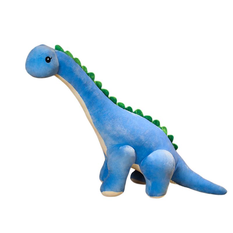 50Cm Cute Tanystropheus Dinosaur Plush Toy Stuffed Blue Green Pink Dino Cartoon Animal Plushie Birthday Gift