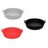 3Pcs Air Fryer Silicone Liners Reusable Air Fryer Silicone Pots
