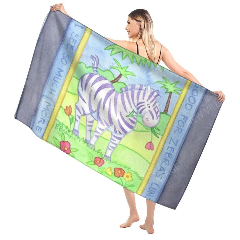 Hawaiian Style Bathroom Adult Soft Bath Towel Sauna Large Beach Towel Modern Fitness Towel Hotel Women'S Shower Quick Drying
