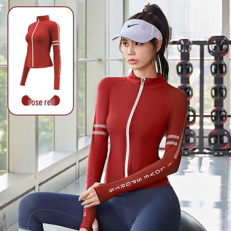 Женский топ для йоги и фитнеса Dongchen Pufi с эффектом второй кожи и молнией L