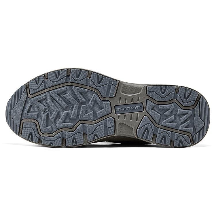 Skechers Outdoor Comfortable Versatile Durable Lightweight Low-Top Hiking Shoes Men hiking shoes Gray Brown 237386C-TAN