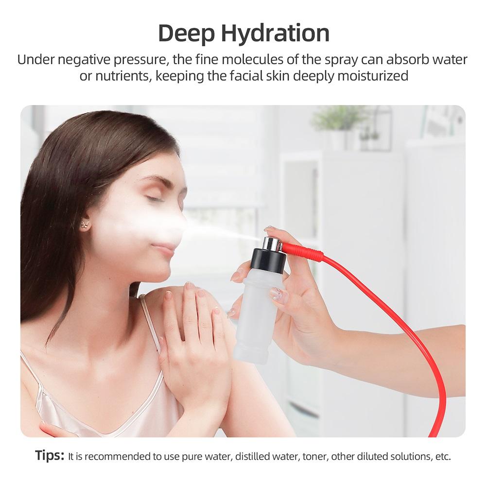 High Suction Diamond Microdermabrasion Machine for Facial Peeling Deep Cleaning Blackhead Removal Water Spray Exfoliation Device