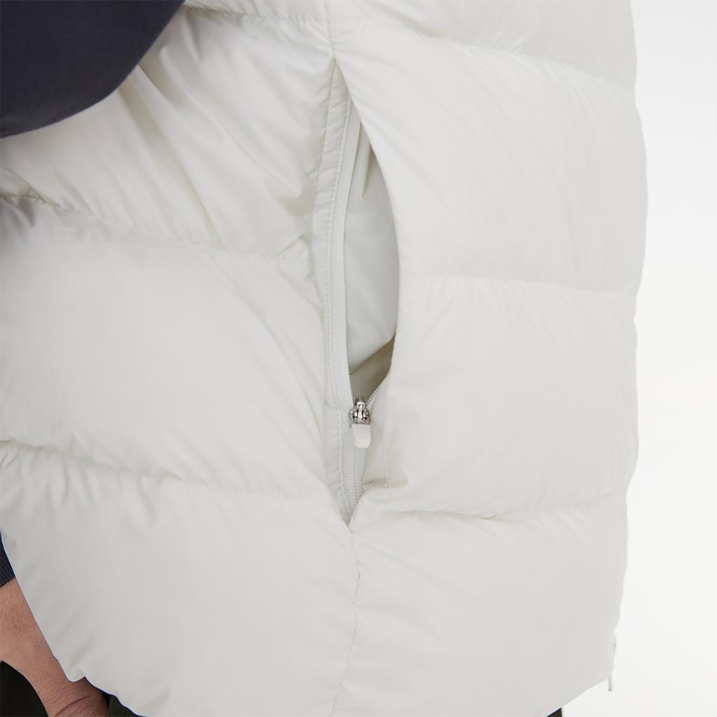 New MLB Down Jacket Cropped Unisex White 3ADVB0336-50CRS