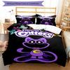 3pcs Smiling Critters2 pattern bedding set duvet cover set includes duvet cover &pillowcases, perfect all season bedroom decoration & gift
