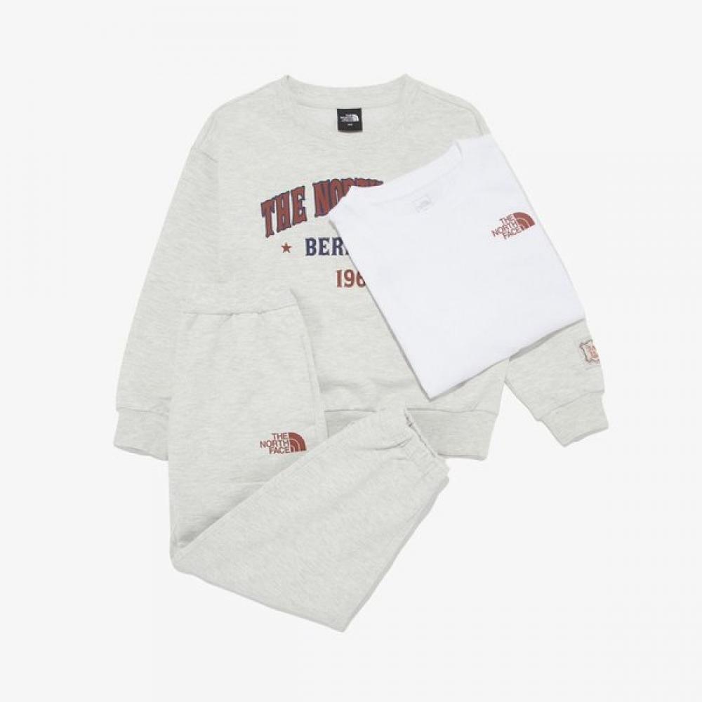 

The North Face Kids 3pcs Set Oatmeal Nm5mr57s OATMEAL/110