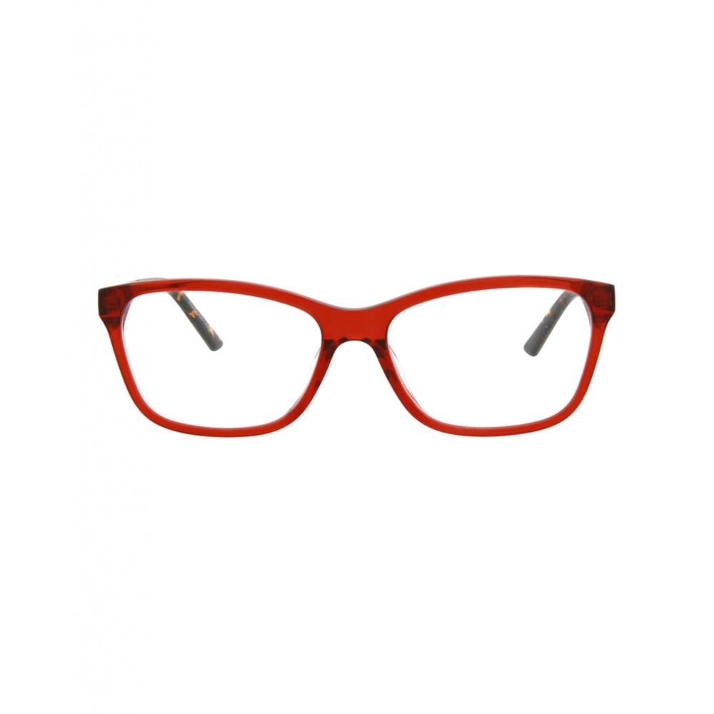 

Puma Square Frame Acetate Optical Frames red havana transparent